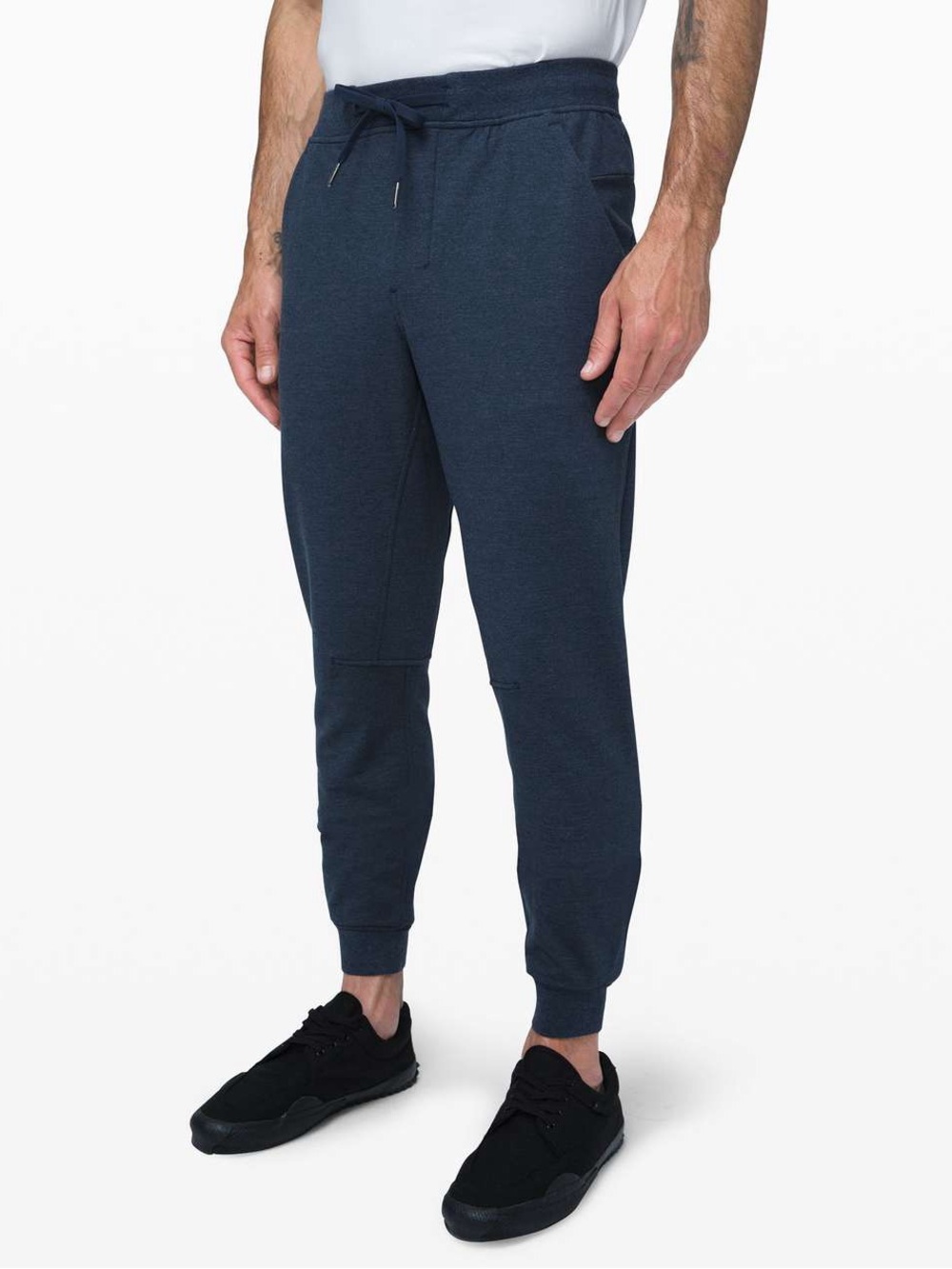 Lululemon City Sweat Jogger
In Heathered True Navy— Men’s Small